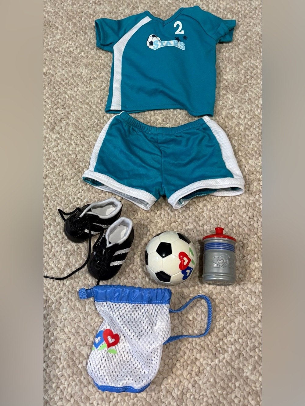 AG American Girl 18” Doll Soccer Outfit